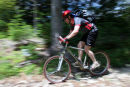 07-2051 Male Mountain Biker High Speed Blur